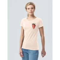 Футболка женская «Любоф-моркоф», розовая, S