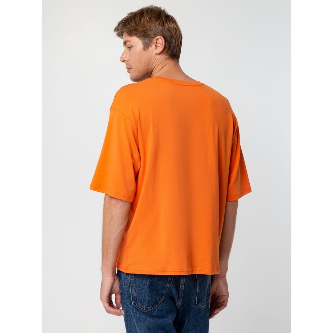 Футболка унисекс оверсайз Street Vibes, оранжевая, размер XS/S