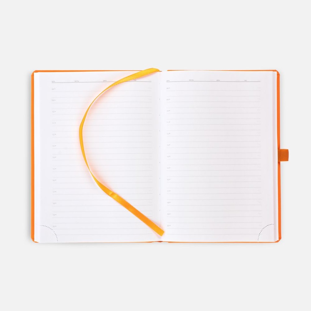 Ежедневник Favor Gold, недатированный, оранжевый