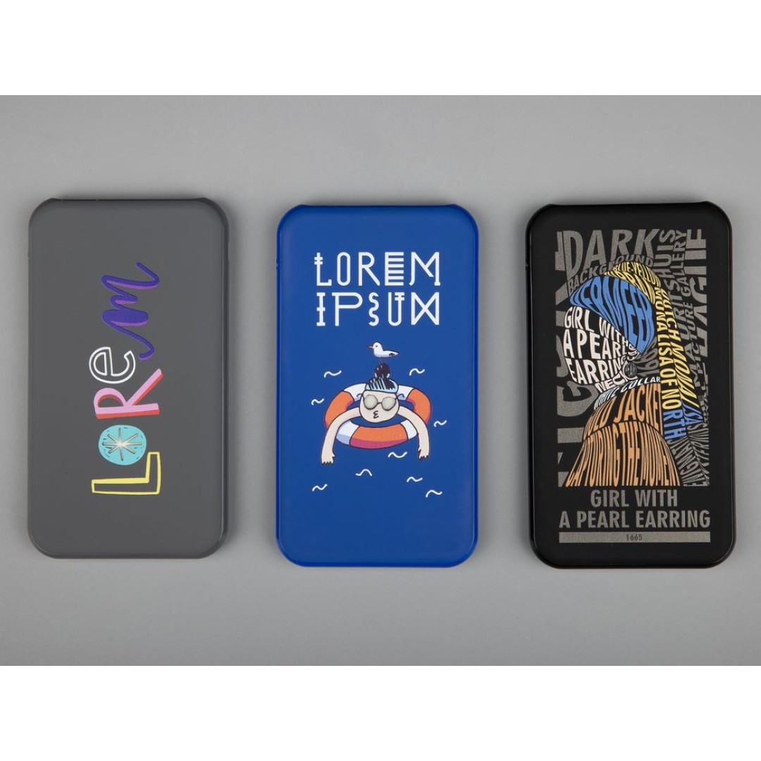 Аккумулятор Uniscend Starry с подсветкой, 5000 мАч, черный