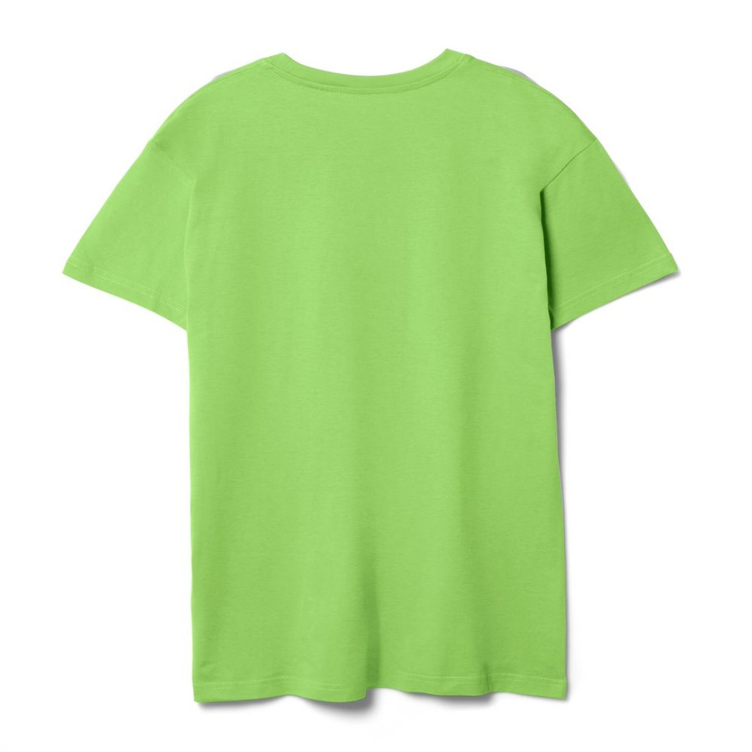 Футболка унисекс T-bolka 140, зеленое яблоко, S