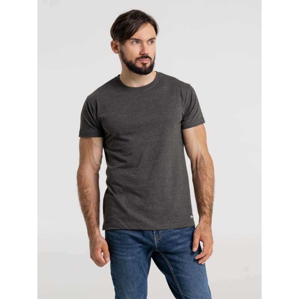 Футболка Firm Wear черный меланж, S