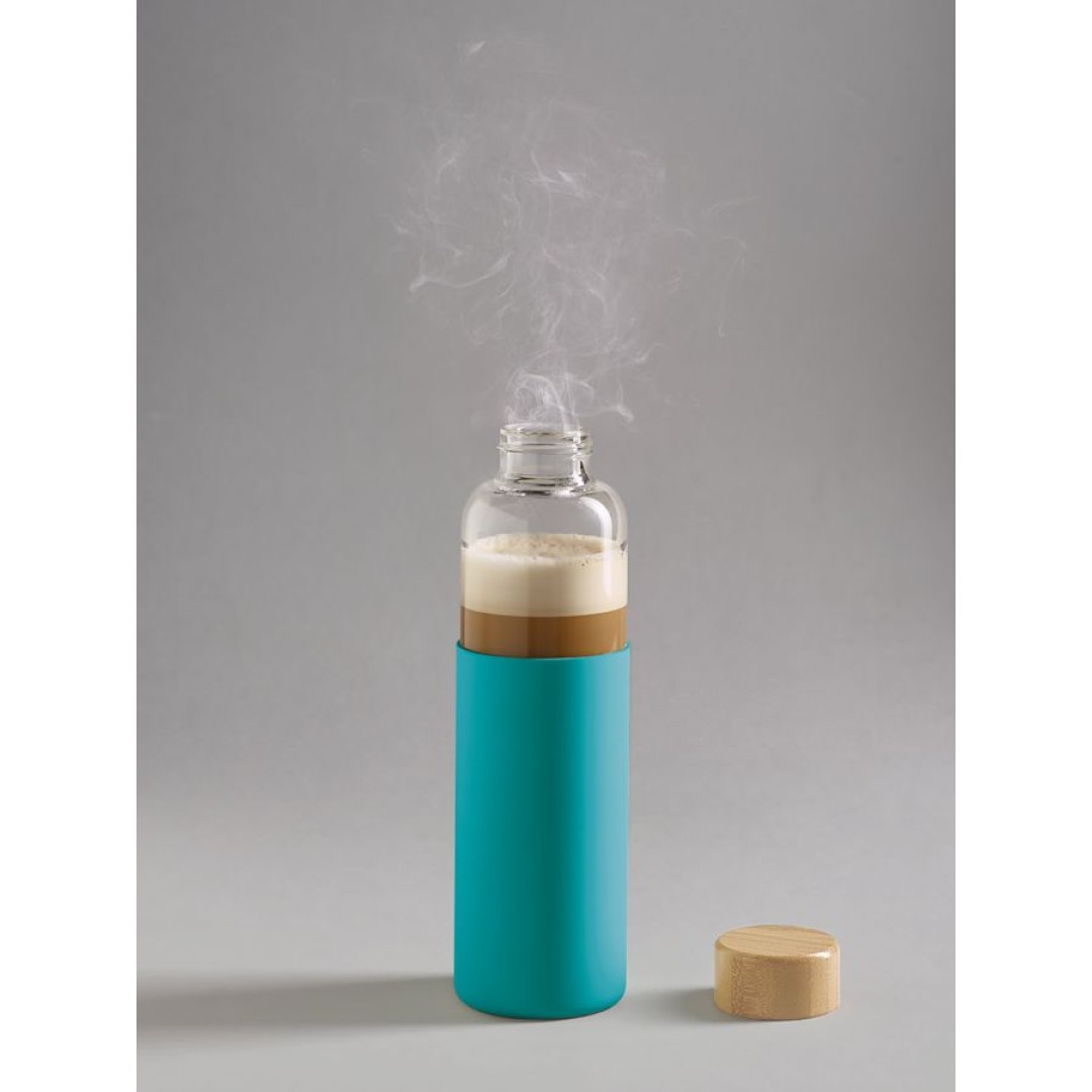 Бутылка для воды Dakar, прозрачная с бирюзовым