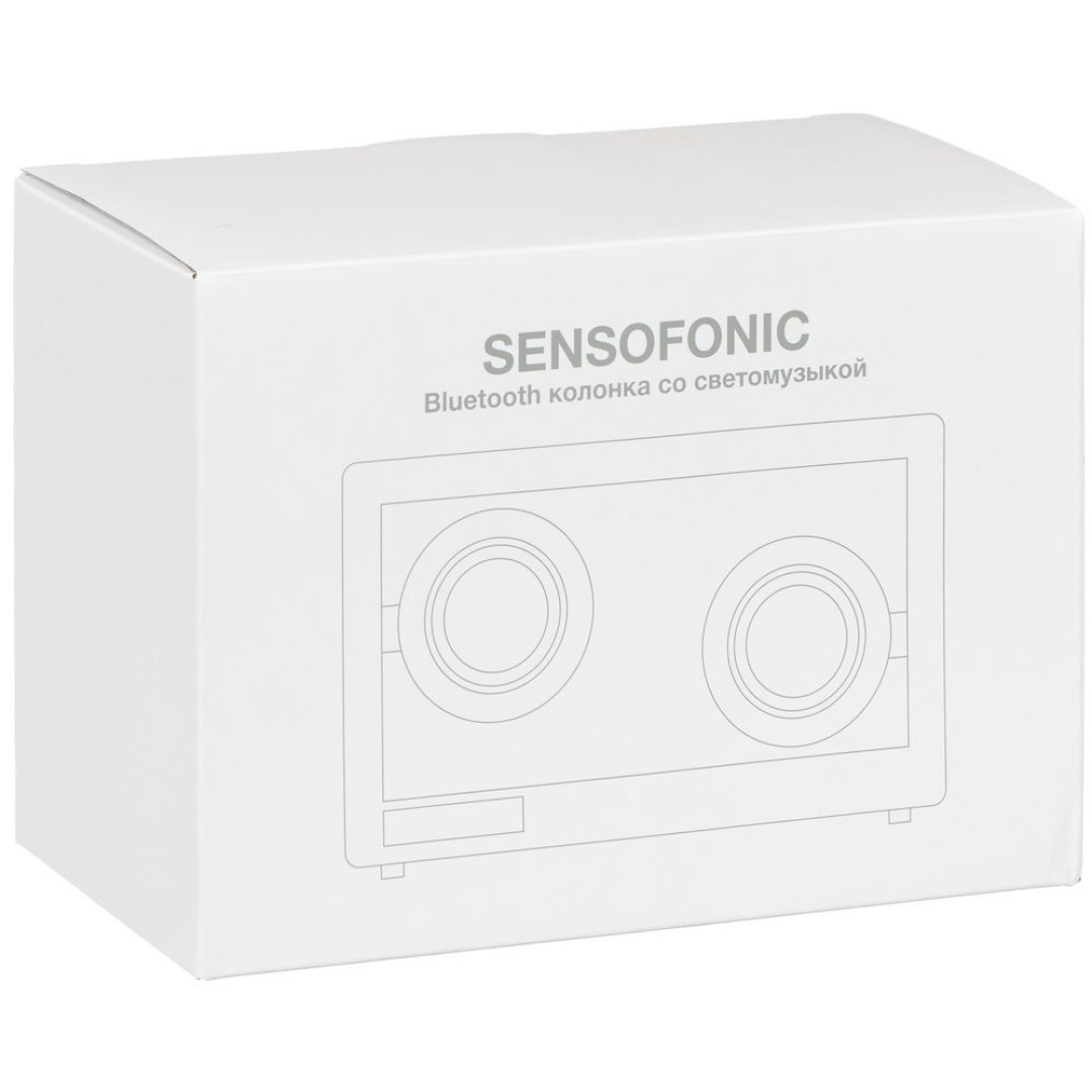 Bluetooth-колонка со светомузыкой Sensofonic, черная