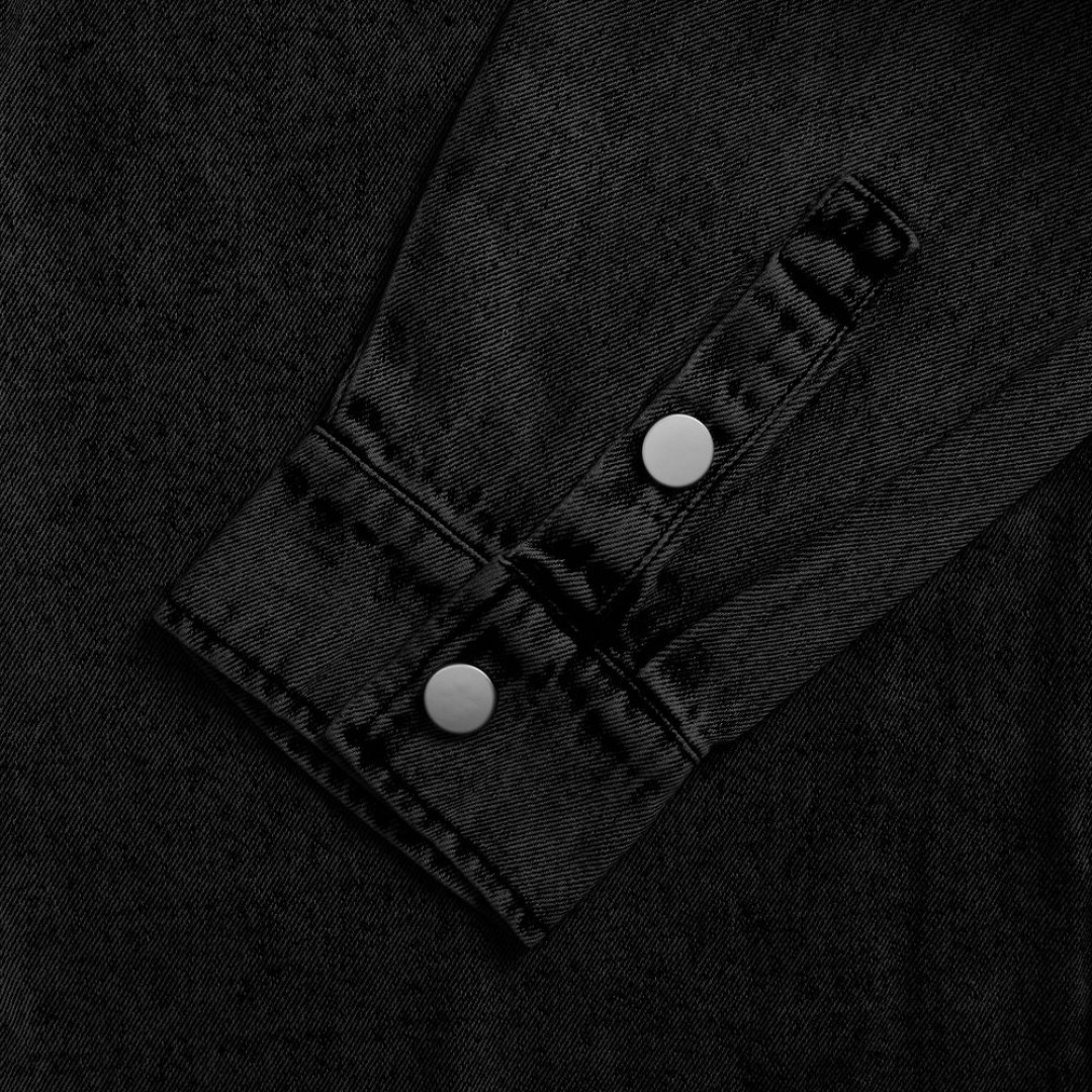 Куртка джинсовая O3, черная, размер 3XL/4XL