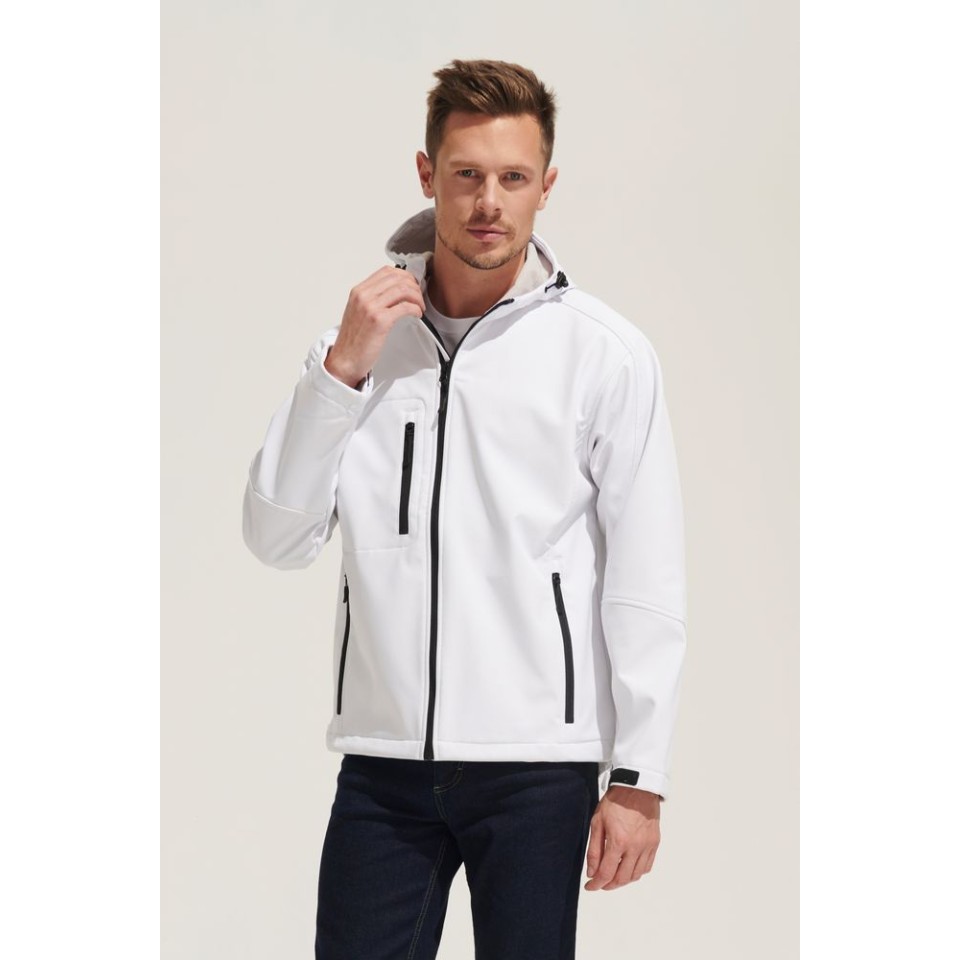 Куртка мужская с капюшоном Replay Men 340 черная, 3XL