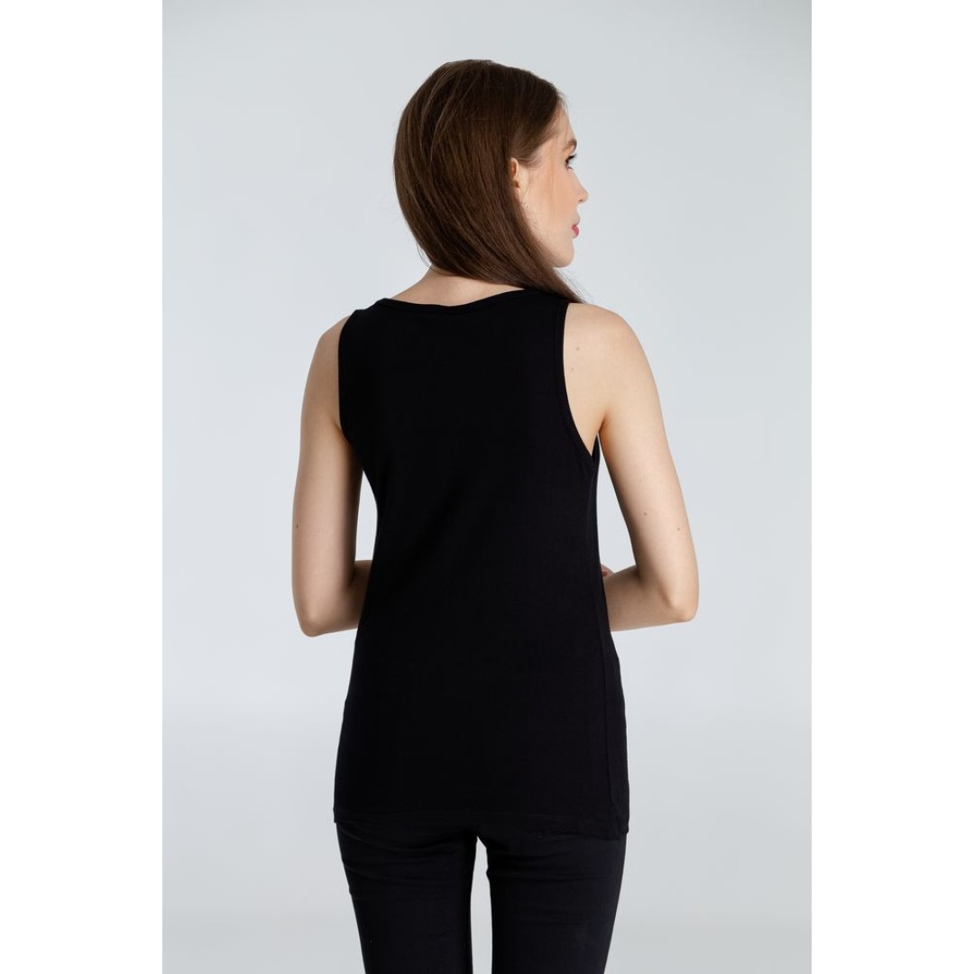 Майка женская Vibrance, черная, S