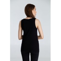 Майка женская Vibrance, черная, S