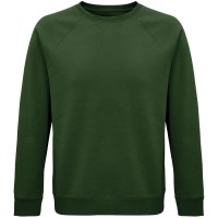 Свитшот унисекс Space, темно-зеленый, XXS