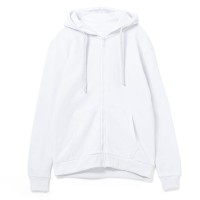 Толстовка на молнии с капюшоном Siverga 2.0, белая, размер 5XL