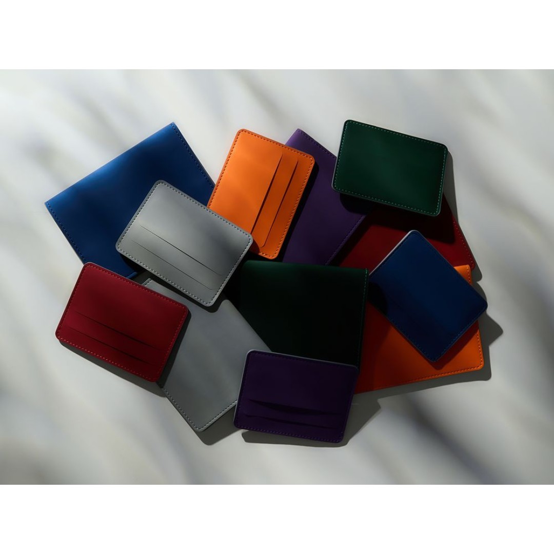 Чехол для карточек Shall Simple, серый