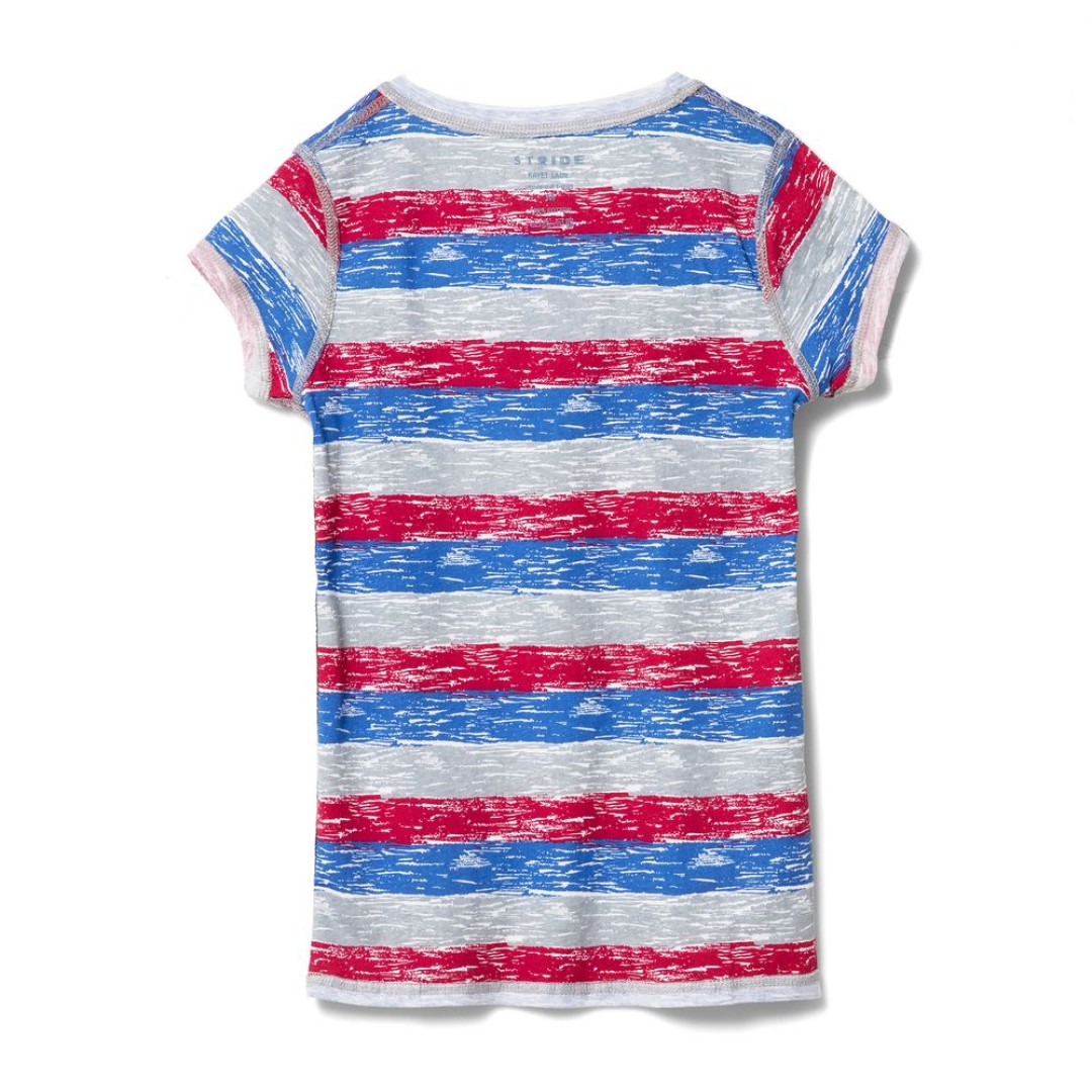 Футболка женская RAYET LADY двусторонняя, красный/синий, S