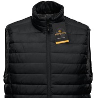 Жилет компактный мужской Stavanger черный с серым, S