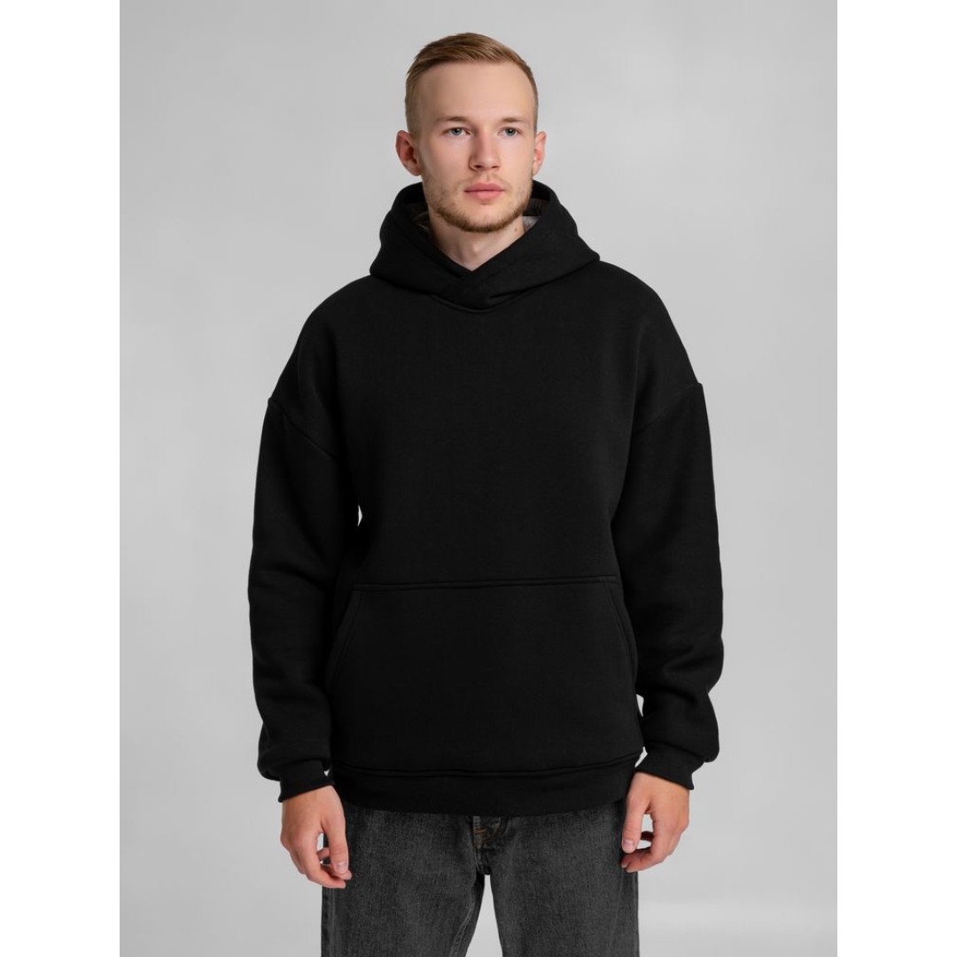 Худи Furry Oversize, черное, размер ХS/S