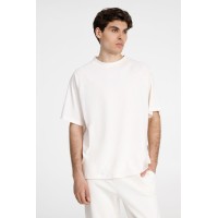 Футболка унисекс T2, молочно-белая, размер XS/S