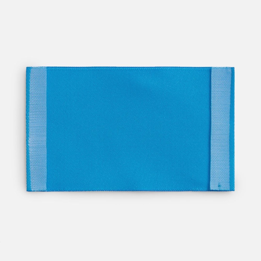 Лейбл тканевый Epsilon, M, голубой