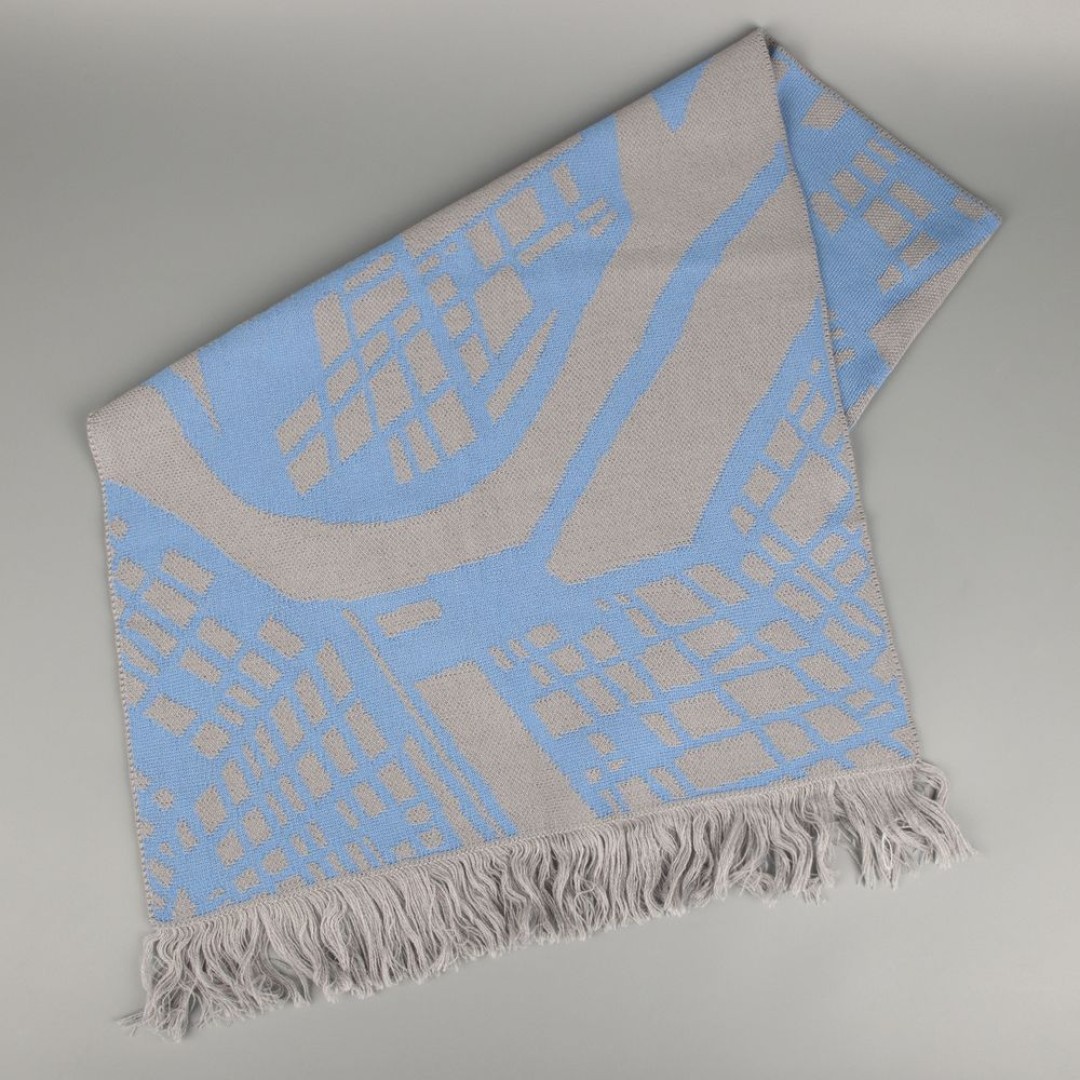 Палантин с бахромой на заказ Rinn Fint, полушерсть