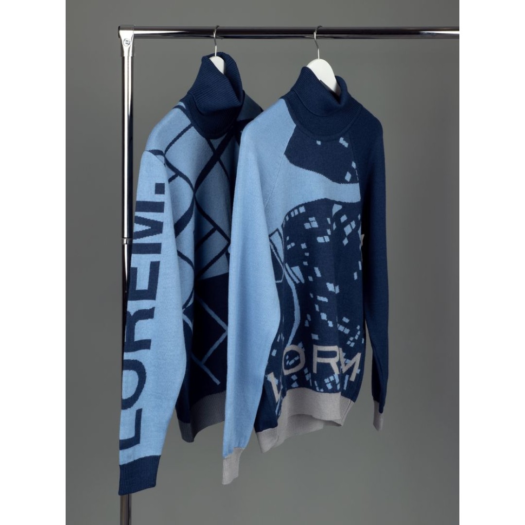 Джемпер на заказ Tricksy Net Reglan, полушерсть