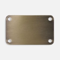 Шильдик металлический Furo, бронзовый