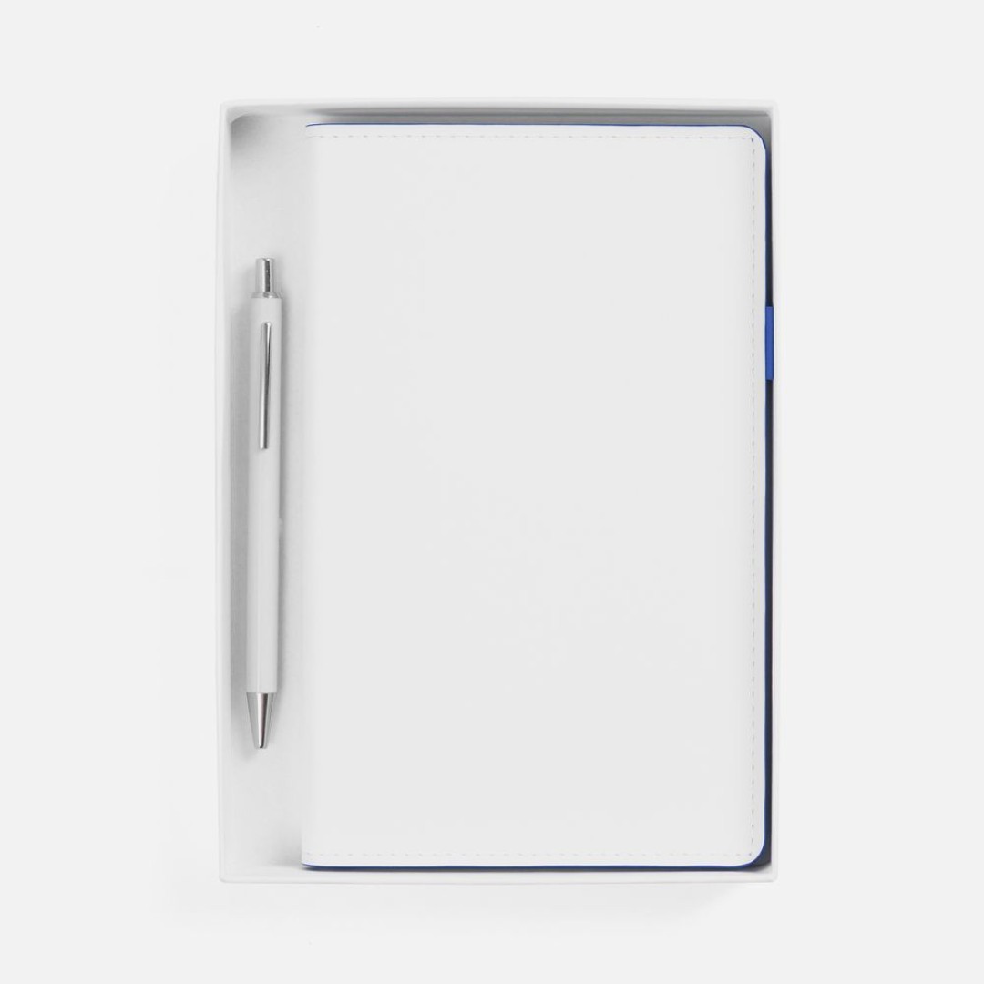 Набор White Shall, бело-синий