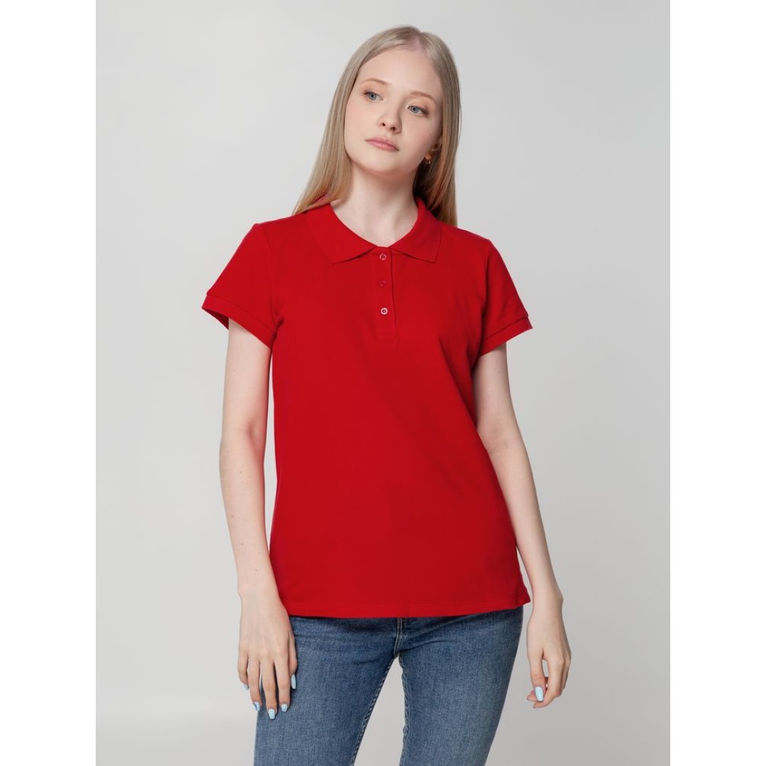 Рубашка поло женская Virma lady, красная, размер XXL