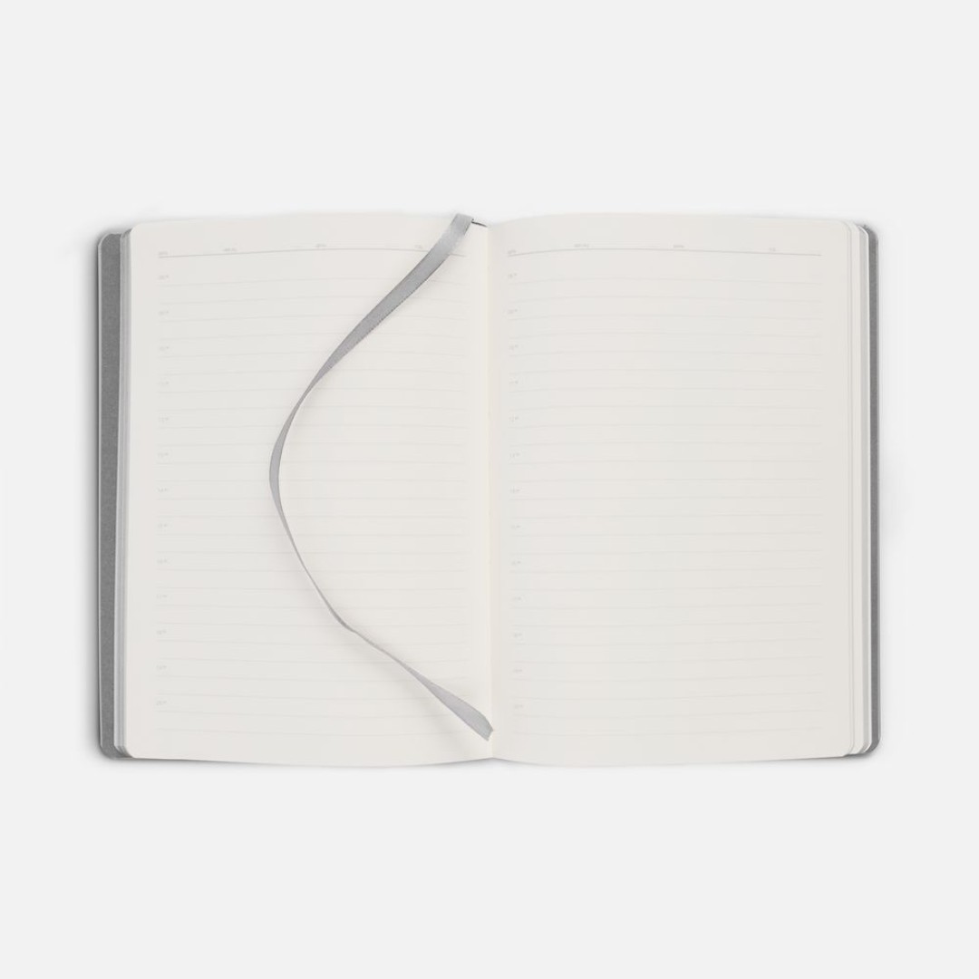 Ежедневник Shall, недатированный, серый