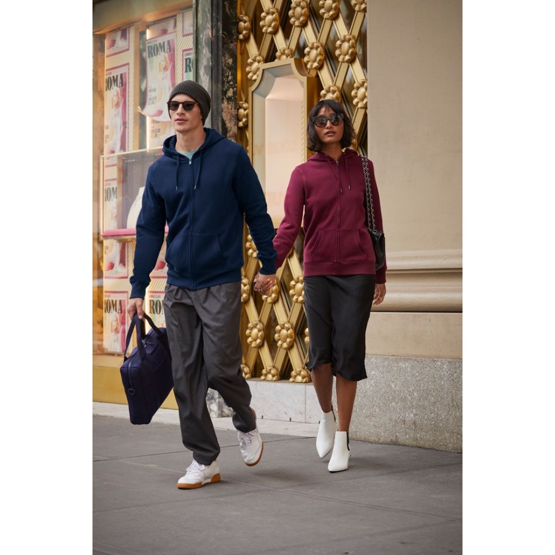 Толстовка на молнии с капюшоном женская Queen, красная, XS