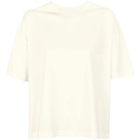 Футболка оверсайз женская Boxy Women, молочно-белая, размер L