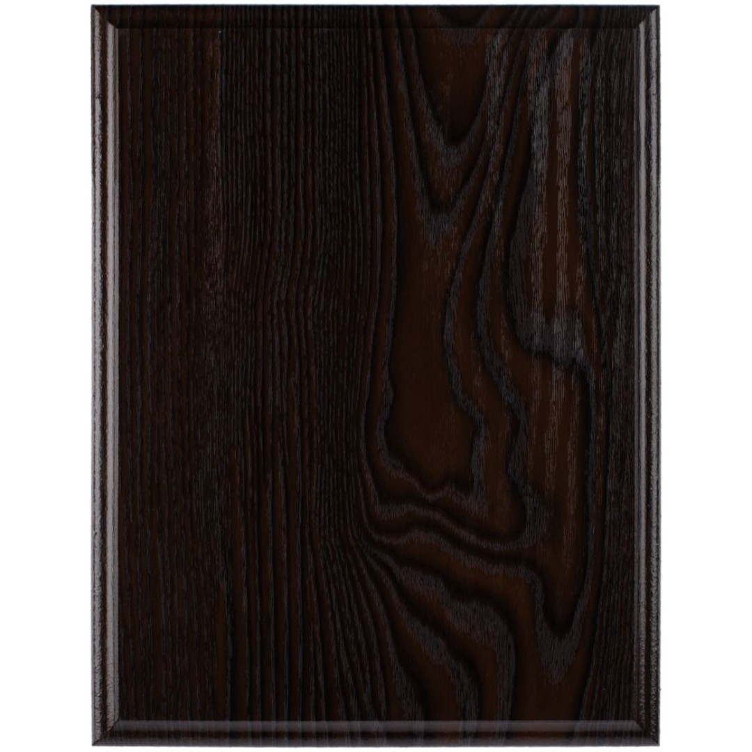 Плакетка Plaque, большая, венге с серебристой пластиной