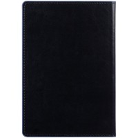 Ежедневник Alanis, недатированный, черный с синим