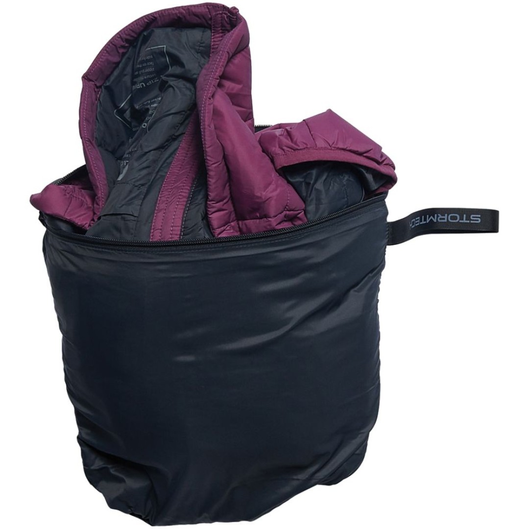 Куртка компактная женская Stavanger черная с серым, XXL