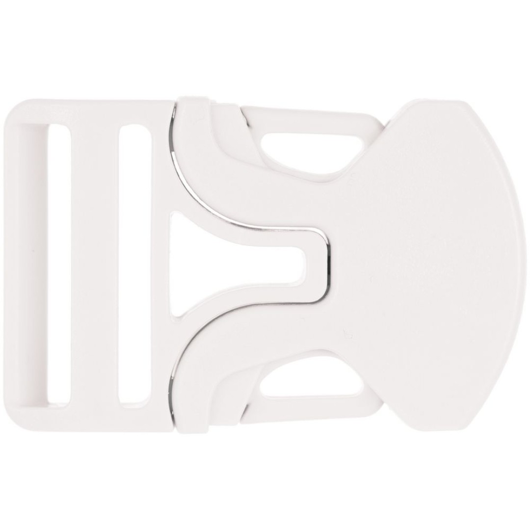 Застежка-пряжка односторонняя Triden, белый