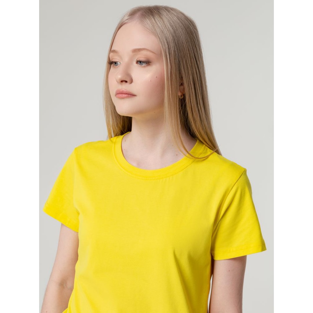 Футболка женская T-bolka Lady, желтая