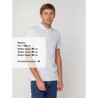 Рубашка поло мужская Virma light, белая, S