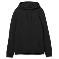 Толстовка с капюшоном унисекс Hoodie, черная, XS