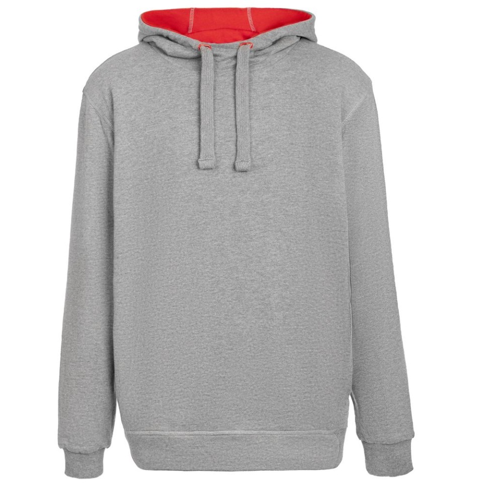Толстовка Revers, серая с красным, XS