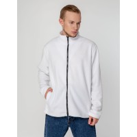 Куртка флисовая унисекс Manakin, белая, размер ХS/S
