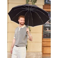 Складной зонт наоборот Savelight со светоотражающим кантом