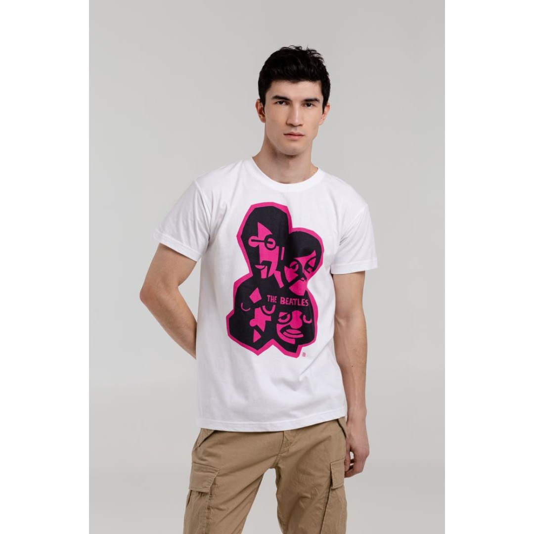 Футболка «Меламед. The Beatles», белая, S