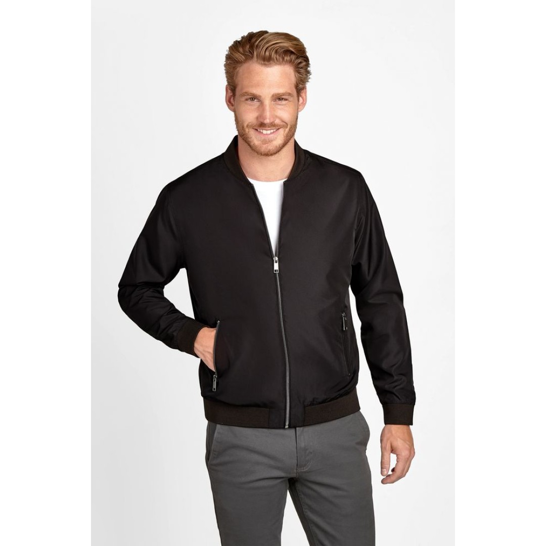 Куртка унисекс Roscoe черная, XS