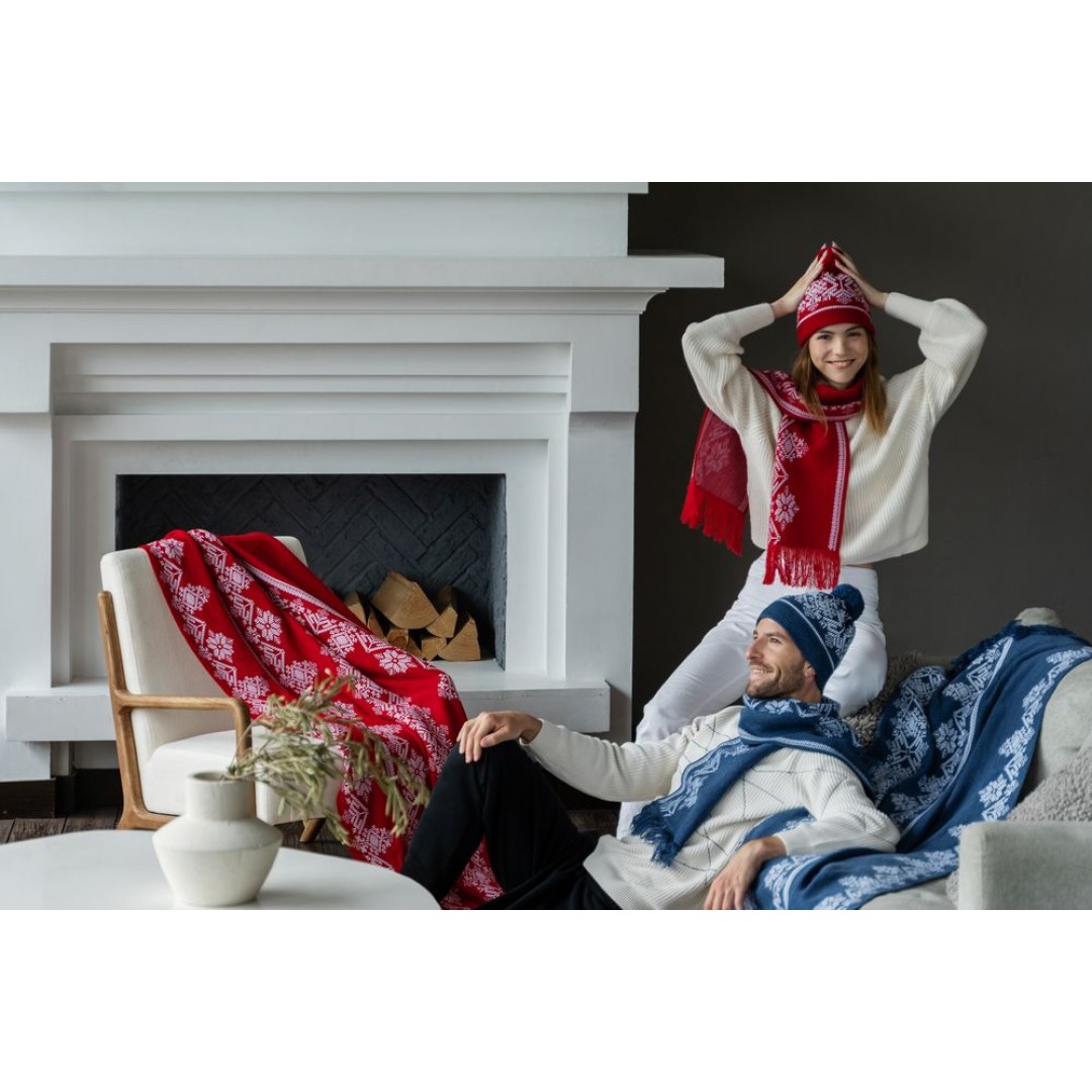 Плед Onego, красный