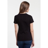 Футболка женская «Ван-Пакман», черная, S