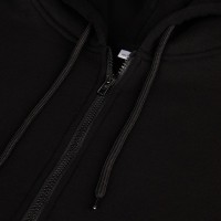 Толстовка унисекс оверсайз Zippy, черная, размер XS/S