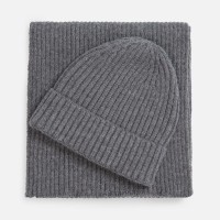 Шарф Laconi, темно-серый меланж