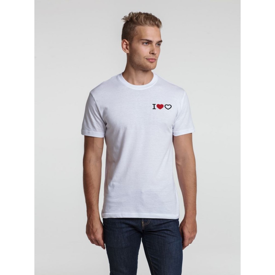 Футболка «Люблю любовь», белая, S