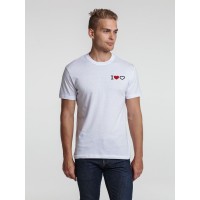 Футболка «Люблю любовь», белая, S