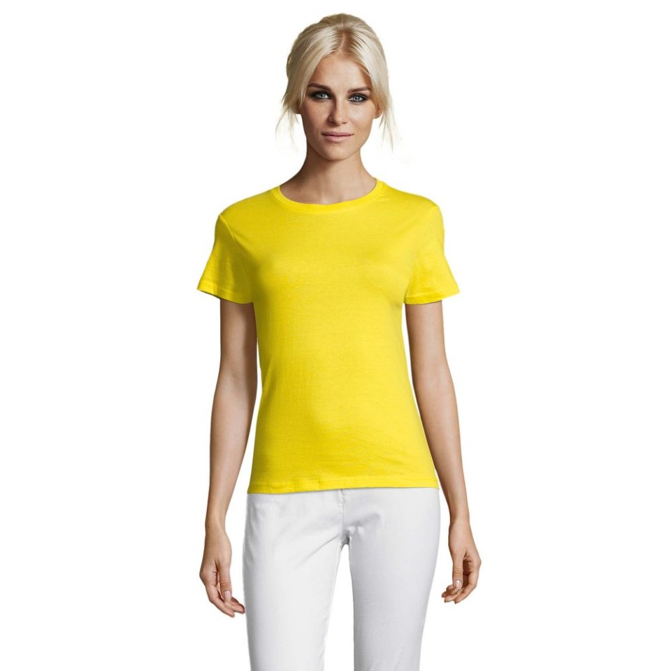 Футболка женская Regent Women лимонно-желтая, S
