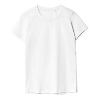 Футболка женская T-bolka Lady, белая (теплый оттенок), 3XL