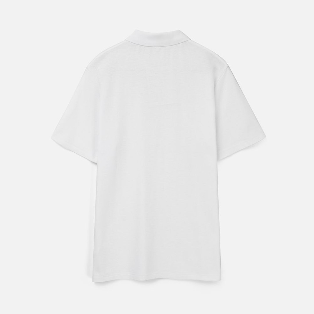 Рубашка поло унисекс Tervise, белая, размер M