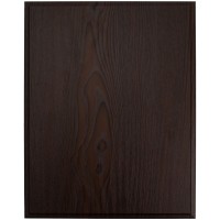 Плакетка Plaque XL, венге с серебристой пластиной